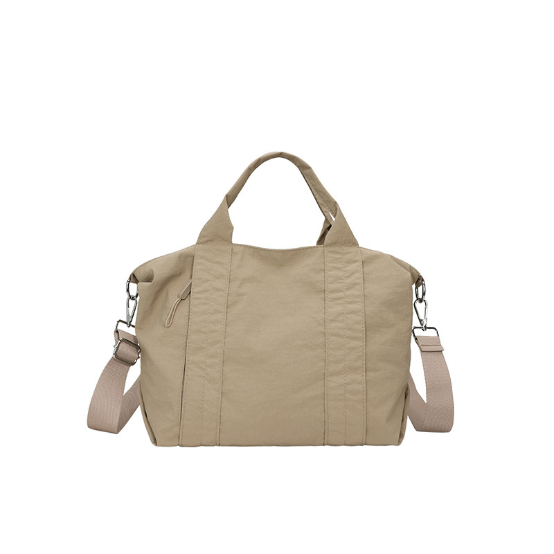 Vertical Stitch Zip Closure Detachable Adjustable Crossbody Strap