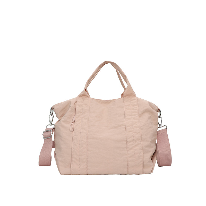 Vertical Stitch Zip Closure Detachable Adjustable Crossbody Strap